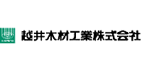 越井木材工業(株)：ロゴ